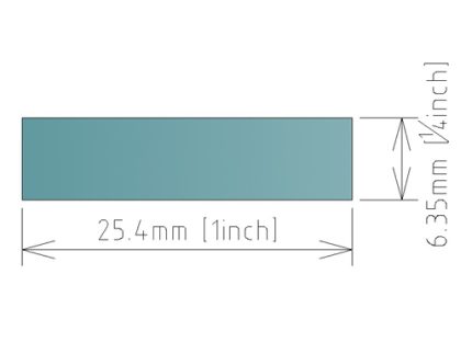1/4x1″ (6.35x25.4mm) FLAT BAR 304
