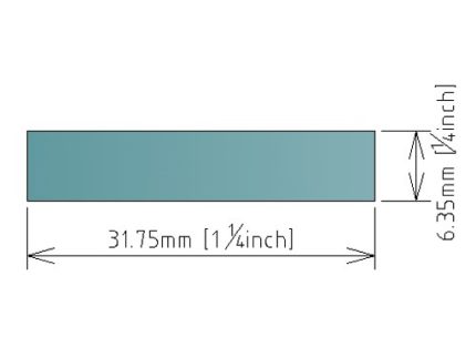 1/4x1.1/4″ (6.35x31.75mm) FLAT BAR 304