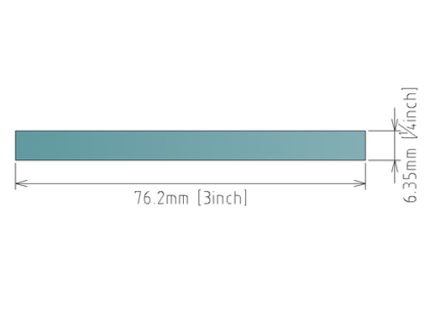 1/4x3″ (6.35x76.2mm) FLAT BAR 304
