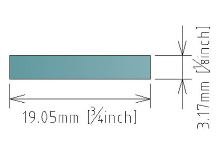 1/8x3/4″ (3.17x19.05mm) FLAT BAR 304
