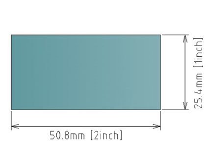 1x2″ (25.4x50.8mm) FLAT BAR 304