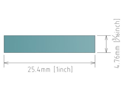 3/16x1″ (4.76x25.4mm) FLAT BAR 304