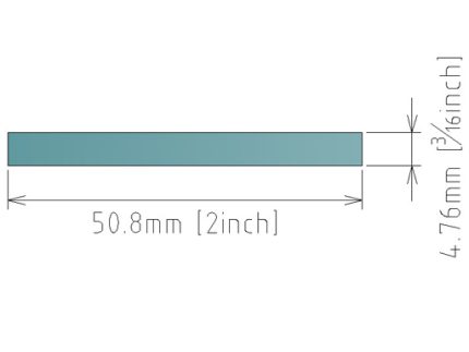 3/16x2″ (4.76x50.8mm) FLAT BAR 304