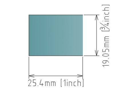 3/4x1″ (19.05x25.4mm) FLAT BAR 304