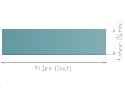 3/4x3″ (19.05x76.2mm) FLAT BAR 304