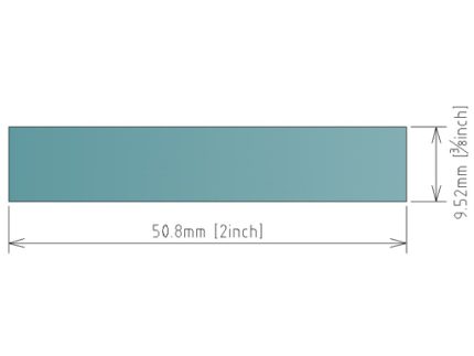 3/8x2″ (9.52x50.8mm) FLAT BAR 304