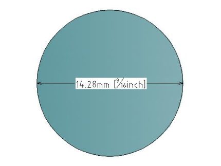 9/16″ (14.28mm) ROUND BAR 304