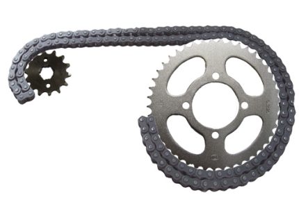 RELH10 YBR 125 45TX14T & 428H/118L SPROCKET & CHAIN KIT