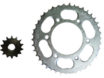 YAMAHA SZR 42T/14T CENTER:76MM GUIDE TO GUIDE:100MM 428H LINK:132