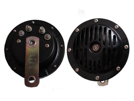 H08A WD-1056 24V 3A 110+-5DB DIA 130MM 2PCS/SET DISC HORN BLACK COLOR