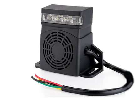 BACK ALARM WITH LIGHT 107+-3db  12-80V