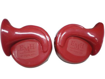 EMH-N060 2PCS/SET SNAIL HORN RED COLOR
