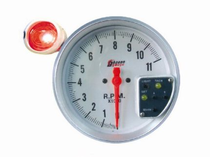 8108W7 5″TACHOMETER WITH INSTALL FITTING AND WHITE PANEL