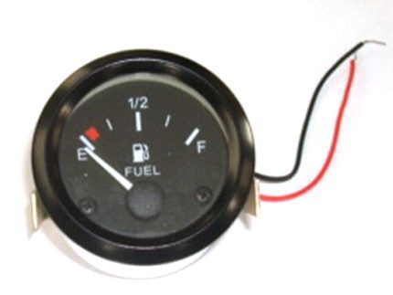 GF-520S FUEL GAUGE WITHOUT FLOATER BLACK PANEL