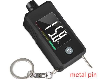 TG10510 Tire Pressure GAUGE DIGITAL 0-100psi TYRE TREAD DEPTH METER + KEYCHAIN