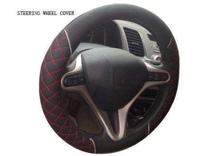 SWC4889 STEERING WHEEL COVER PU 100%