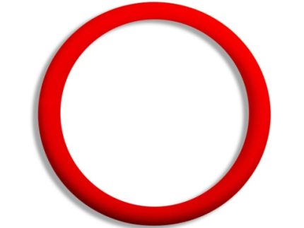 STEERING WHEEL COVER 100% SILICA GEL RED
