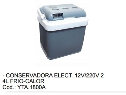CONSERVADORA ELECT. 12V/220V 24L FRIO-CALOR YTA.1800A 45-60W 360X220X330