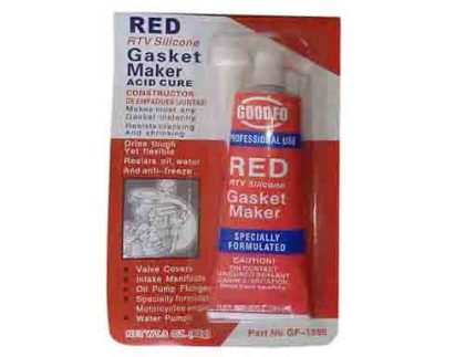 SILICONE TUBE FOR GASKET 85 GR RED