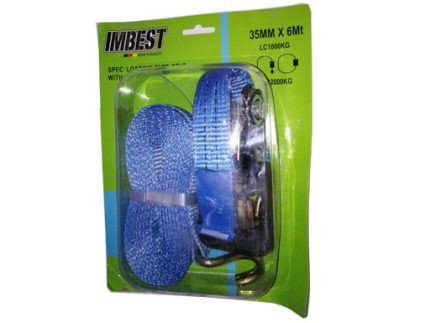LOADING TAPE BELT WITH HOOK 35mm X 6Mt 2000Kg
