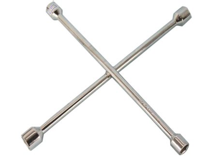 TM301 17-19-21-23MM 16inch LENGTH 406MM CROSS WRENCH CHROMED