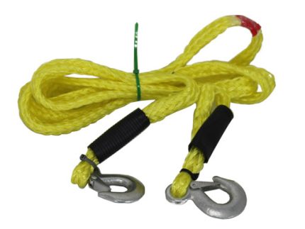 Tow rope 1″/210g hook 3.6M Pull: 1.8T-2T red flag(not transparent) in the middle of the rope