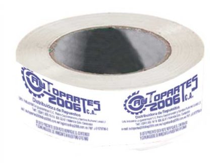 PT12805 PACKING TAPE 45MICX4.8CMX82M WHITE with printing LOGO