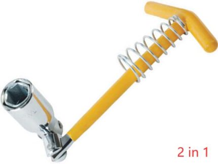SPW1621 F-1294 2in1 of 16MM and 21MM T-HANDLE W/SPARK PLUG SOCKET