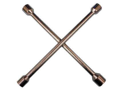 T9520 20inch 17x19x21x23mm 4 WAY RIM WRENCH ZINC