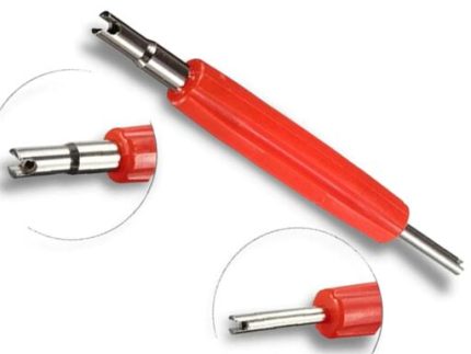 628092 tire VALVE CORE WRENCH double head L123mm