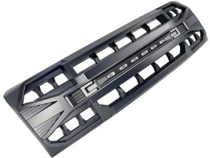 FORD2104 PARRILLA DE PARACHOQUES DELANTERO NEGRO MATE CON LUCES TODOTERRENO FORD F150 2009-2014