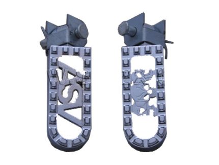 Motorcycle pedal plate