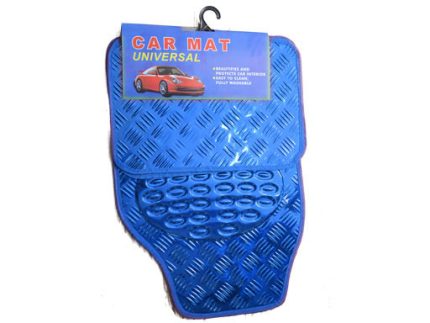 1.5KGS 65X45CM 45X30CM FLOOR MAT 4PCS/SET BLUE COLOR