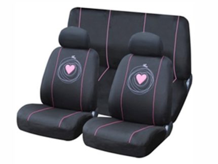 Seat cover pink heart 8PCS