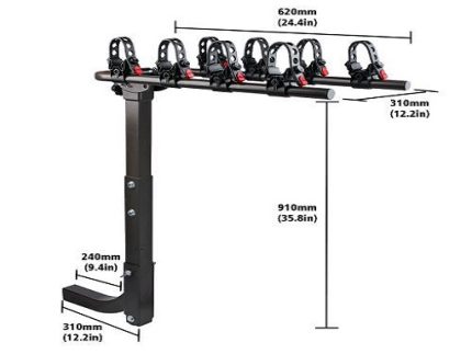 PICKUP TRUCK BED LADDER RACK 500LBS
