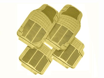 FLOOR MAT RL4001 PVC-NBR 4pcs set BEIGE