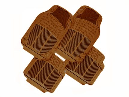 FLOOR MAT RL4001 PVC-NBR 4pcs set MAROON