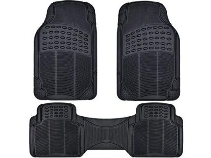 FLOOR MAT RL4001-3 PVC-NBR 3pc set BLACK