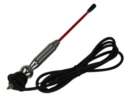 JBA404-1 function VHF/AM/FM mast section 1 Extended 59″ cable 54″ 90° adjusting fibreglass red
