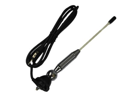 JBA404-1-BL VHF/AM/FM mast section 1 Ext. 59inch cable 54inch 90° adjusting fibreglass white KS.800