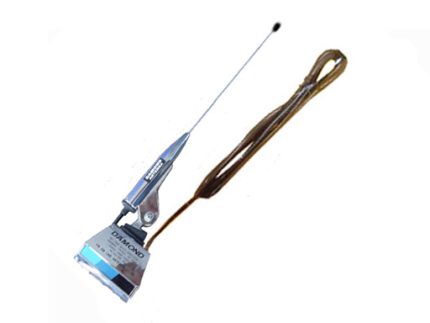 JBA 320F TL186CH ANTENNA PIONER function LW/MW/SW/FM mast section 1 extended 28″ cable 80″ CHROME