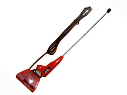 JBA 320D TL186RO ANTENNA PIONER function LW/MW/SW/FM mast section 1 extended 28″ cable 80″ red