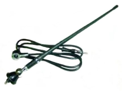 JBA-416B 1345-N 18-506BK rubber ANTENNA function VHF/AM/FM mast section 1 Extended 13″ cable 47″