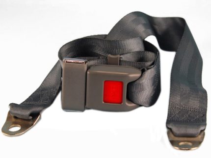 A014 2P SEAT BELT WITH 45CM OF SHORT STRIP AND 120CM OF LONG STRIP 3131 GREY COLOR
