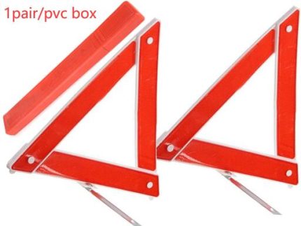 WARNING TRIANGLE 42CMX42CMX42CMX4MM 210G±10G 2pcs/set