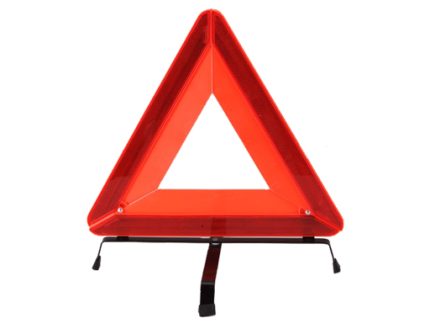 WT2602 Warning triangle Metal cross support 680g