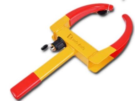 WHEEL LOCK SECURITY TIRE CLAMP HEAVY DUTY