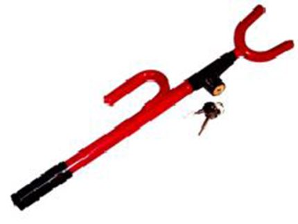 SWL6303 STEERING WHEEL LOCK RED COLOR