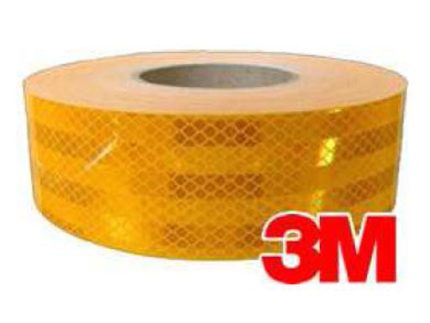 反光带 0323M CINTA REFLECTIVA A = 5CM AMARILLA X METRO-R.45.72M