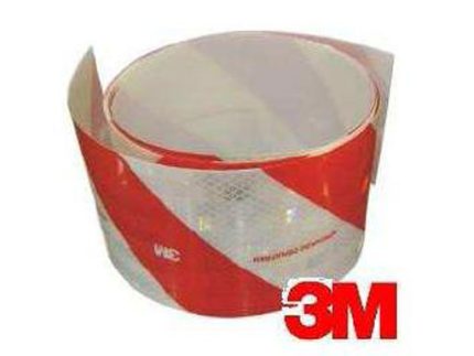 0363M CINTA REFLECTIVA 3'ROJA-BCA.DIAG. X MT-R.45.72MT